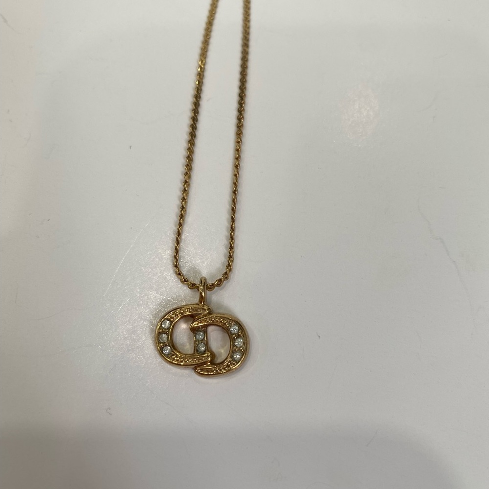 Authentic vintage Dior “CD” logo necklace - Picture 3 of 8